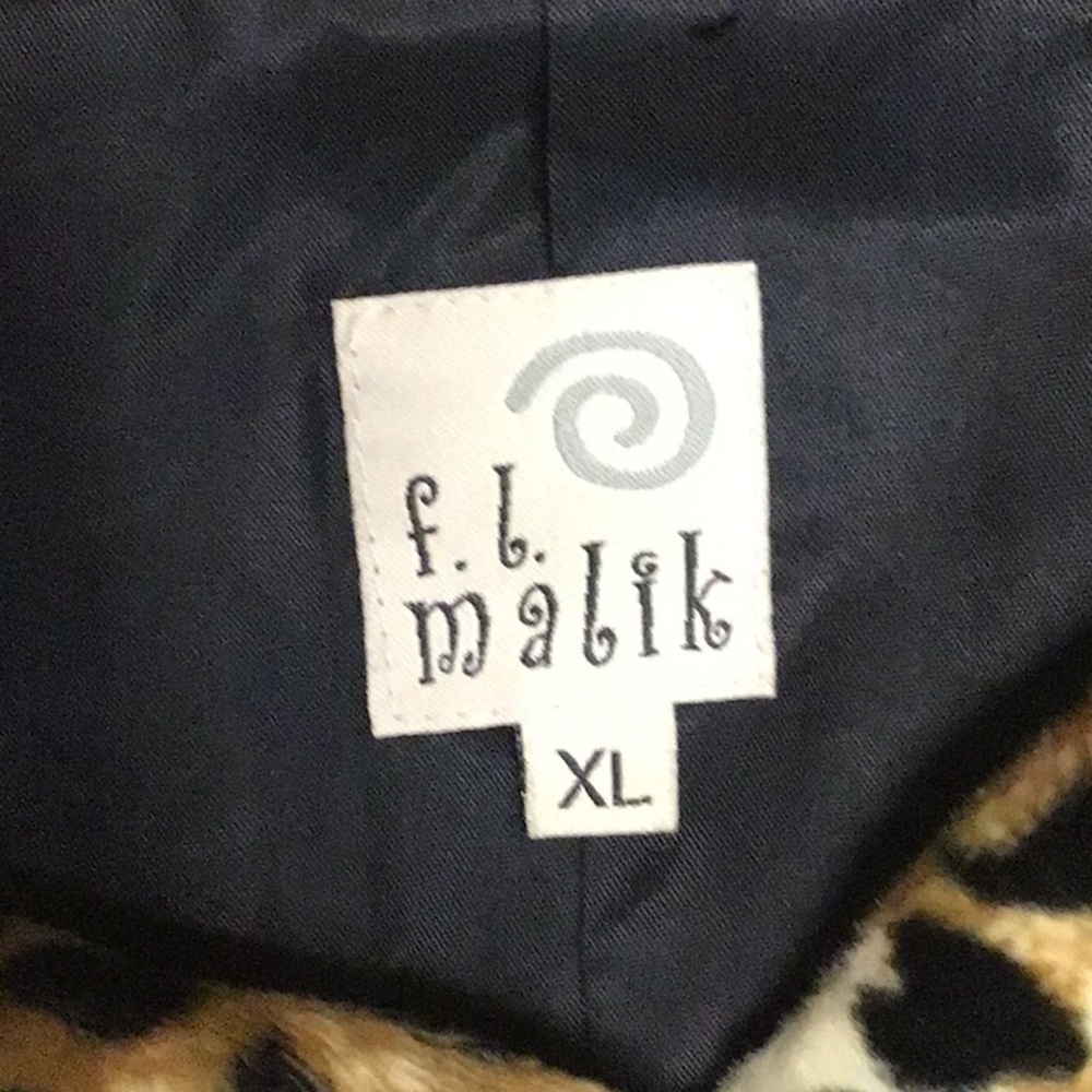 FL MALIK ANIMAL PRINT JACKET XL - Picture 4 of 11